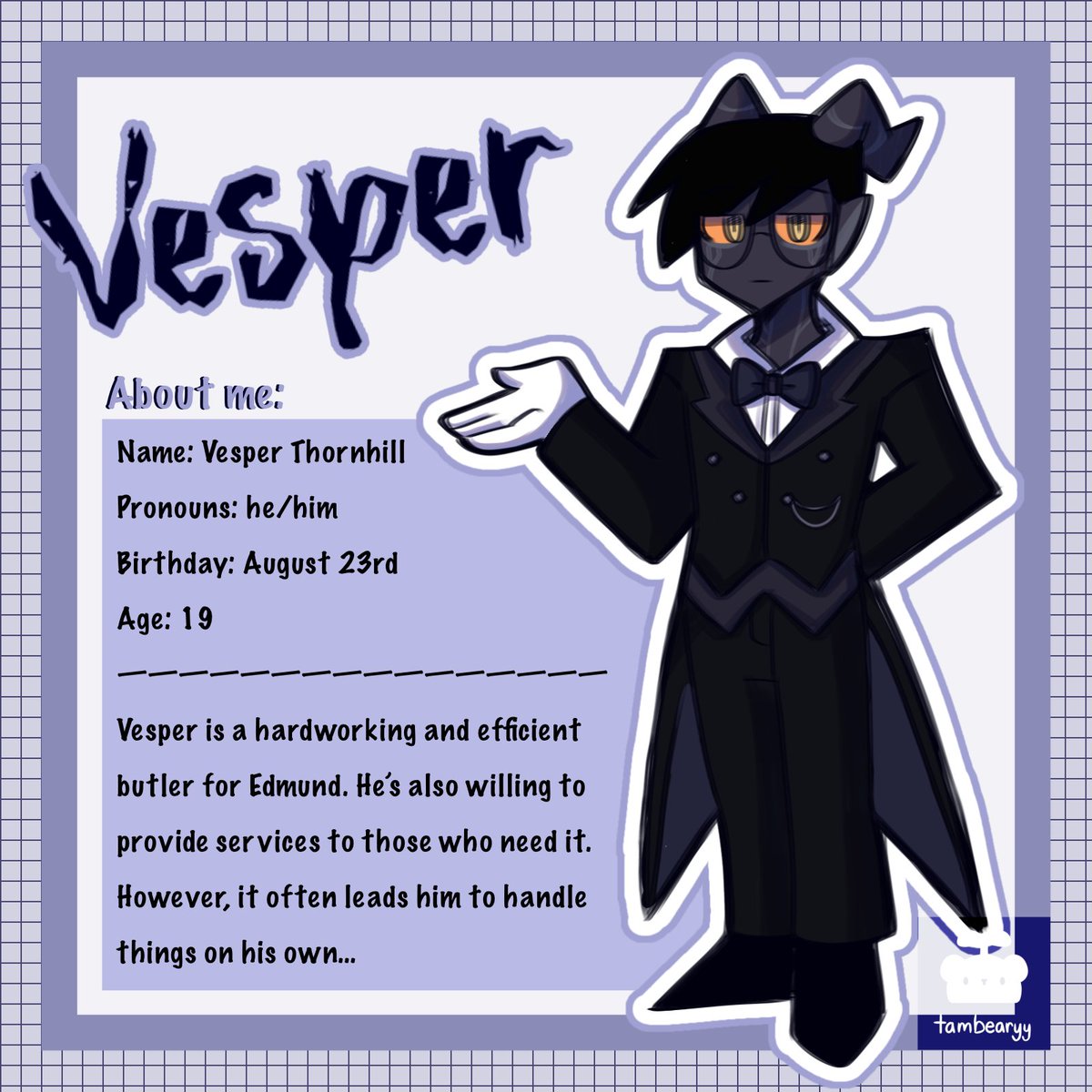 tambearyy's tweet photo. I’ve been working on voice claims but I’m not entirely sure about what to choose for his voice 
I think I have an idea but what do you guys think he would sound like? https://t.co/RB1hXoGRCW