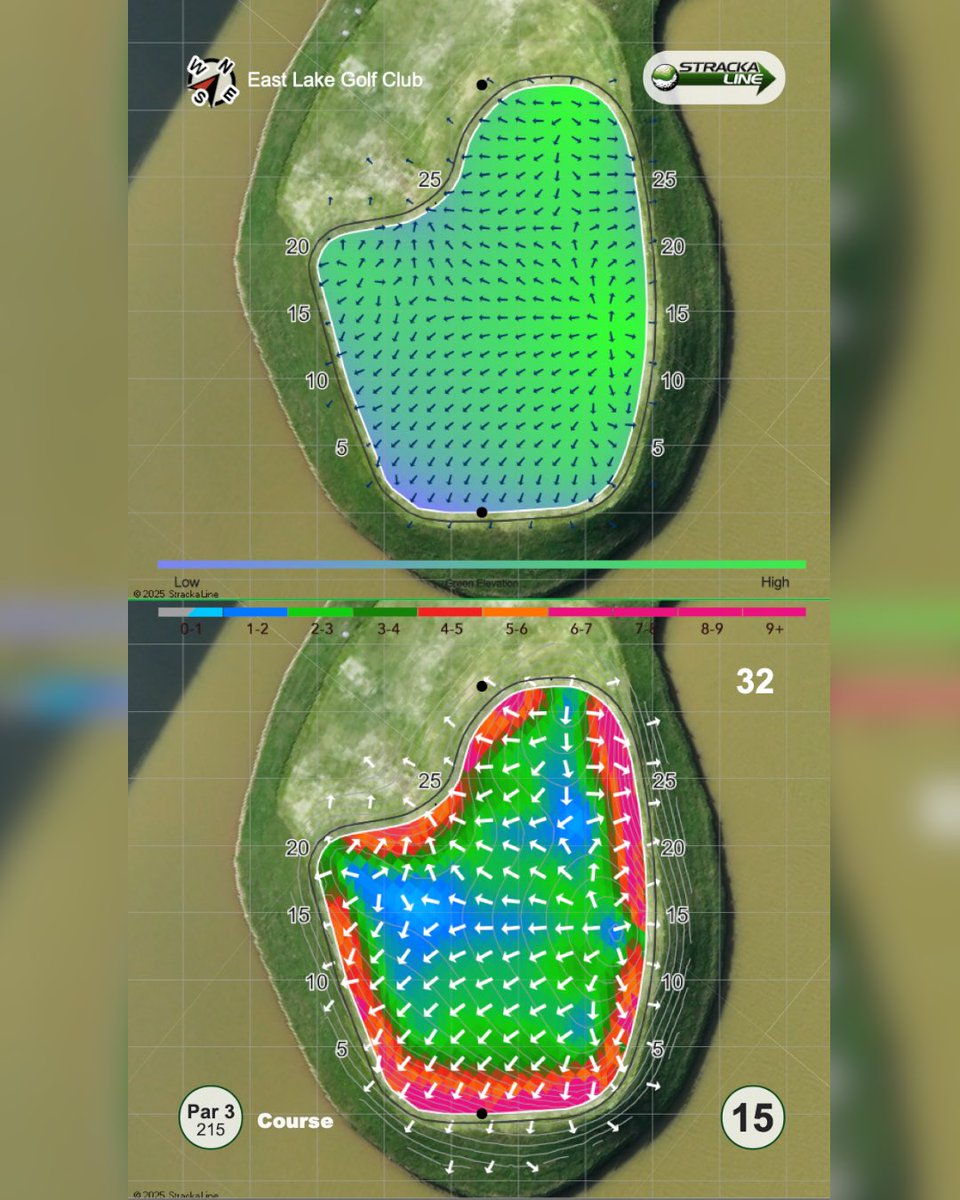 GolfWRX's tweet image. Taking a look at East Lake’s no. 15, the oldest Island Green in the United States that was restored last year. Could you conquer this hole? 😅 @StrackaLine