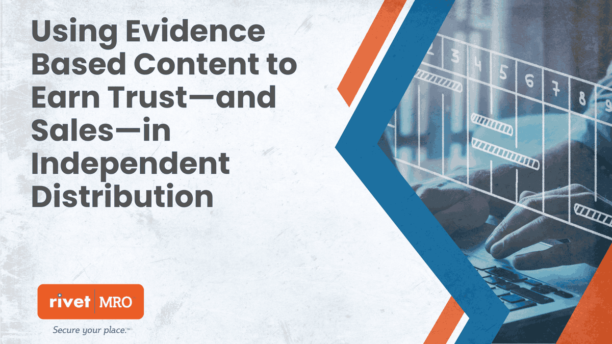 RivetMRO's tweet image. In distribution, trust = currency. Evidence-based content builds both 📈
✔️ Real demos
 ✔️ Expert insights
 ✔️ Proven results
 ✔️ Customer stories

Here’s how independent distributors can turn evidence into sales: bit.ly/4mVgPdj
#IndependentDistribution #RivetMRO