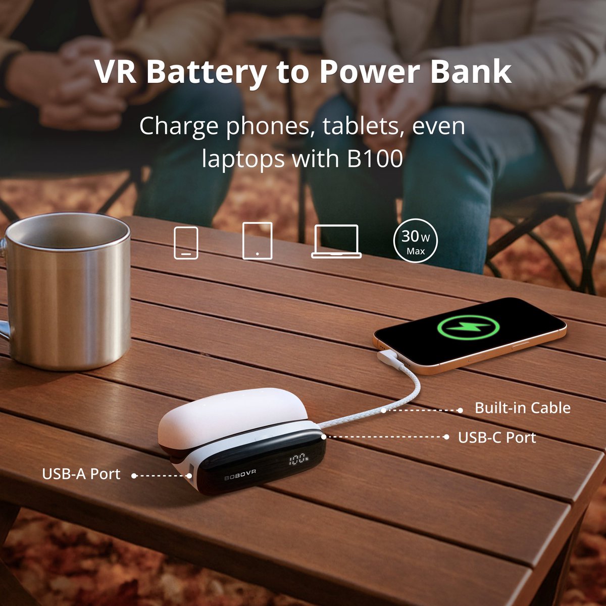 bobovr_official's tweet photo. PD100 IS LIVE NOW !!
It is designed to unlock the full potential of every B100 battery.
•If you’re using the S3 Pro or E3 Pro head strap and need a fast-charging dock plus a spare battery — the PD100 Combo is the perfect answer. An all-in-one solution with a dock, a battery, and a portable power bank.
•If you already own multiple B100 batteries with a BD3/D3 dock — the PD100 transforms them into pocket-sized power banks. Just snap in a fully charged B100 and power your phone, tablet, or laptop with no extra charger needed.
At home or on the go, PD100 makes portable charging simple and convenient.

👉 Get yours here: https://t.co/dZdygw2UnK
⚡️ Early-bird price runs until September 20