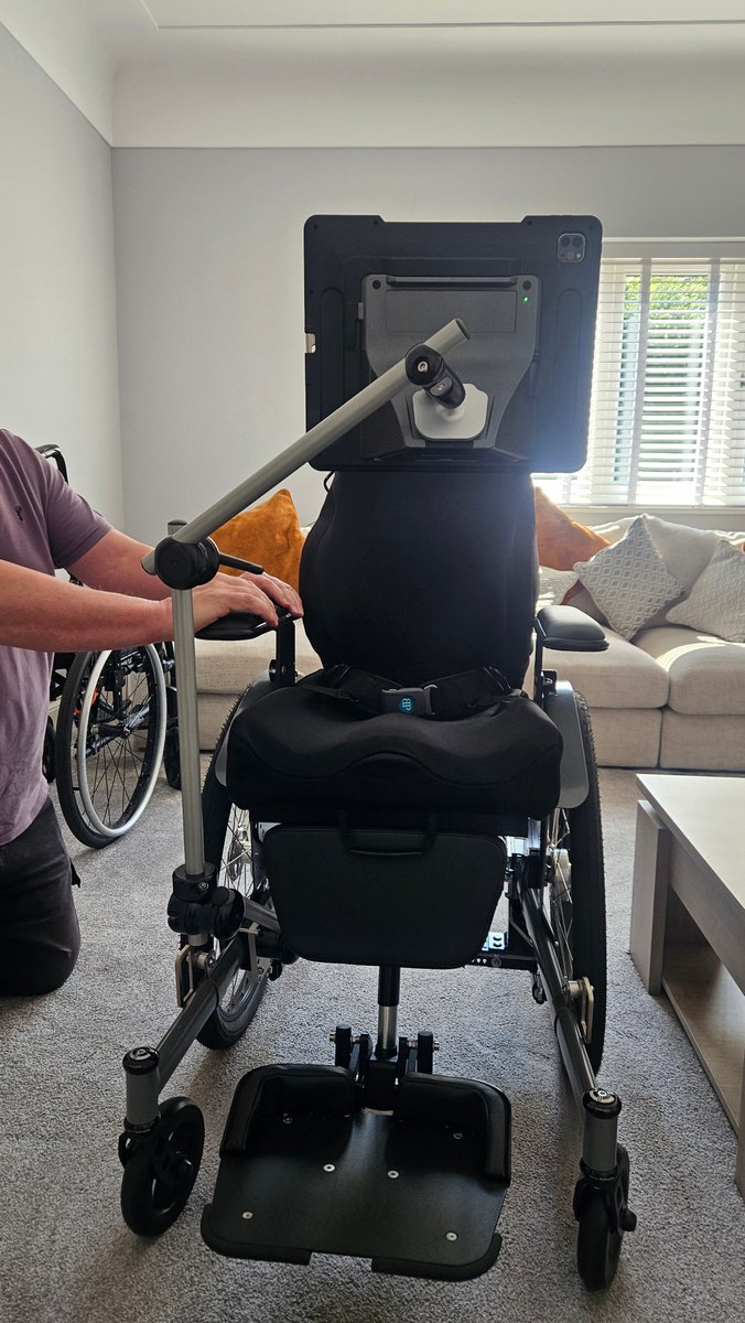Did you know, even when wheelchairs look the same, every mounting setup is unique! There are lots of things for the mounting team to consider - like the device, access method, positioning, and more. This is to make sure it works perfectly for each client!
#AdaptiveEquipment