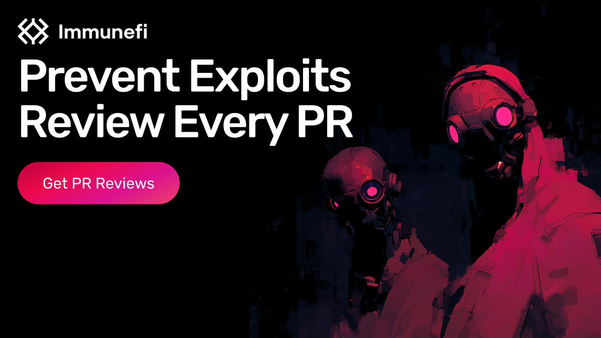 Immunefi (@immunefi) on Twitter photo Audits in web3 are critical, but they canāt catch everything.
Thatās why companies like <a href="/ResolvLabs/">Resolv Labs</a> embedded PR Reviews directly into their CI/CD workflow. Audits in web3 are critical, but they canāt catch everything.
Thatās why companies like <a href="/ResolvLabs/">Resolv Labs</a> embedded PR Reviews directly into their CI/CD workflow.