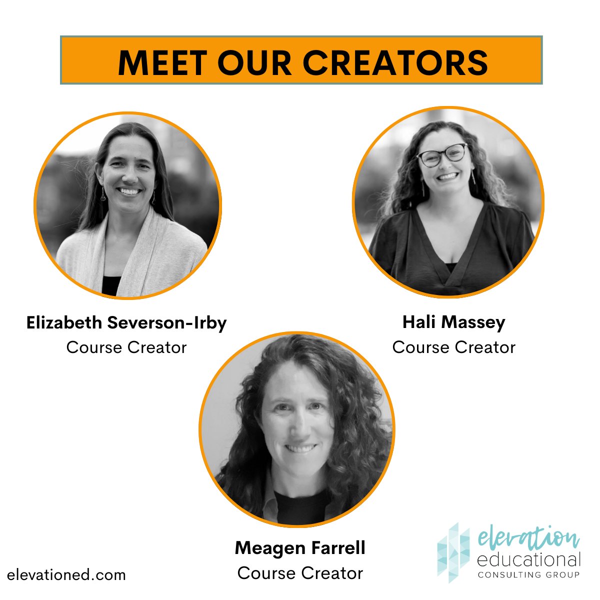 ElevationEdGp's tweet photo. Meet the team behind our new special project! We’re thrilled to introduce our talented trio of Course Creators: Elizabeth, Hali, and Meagen. Their collective expertise will bring high-quality content to educators everywhere. Stay tuned! https://t.co/lazi91lFHA