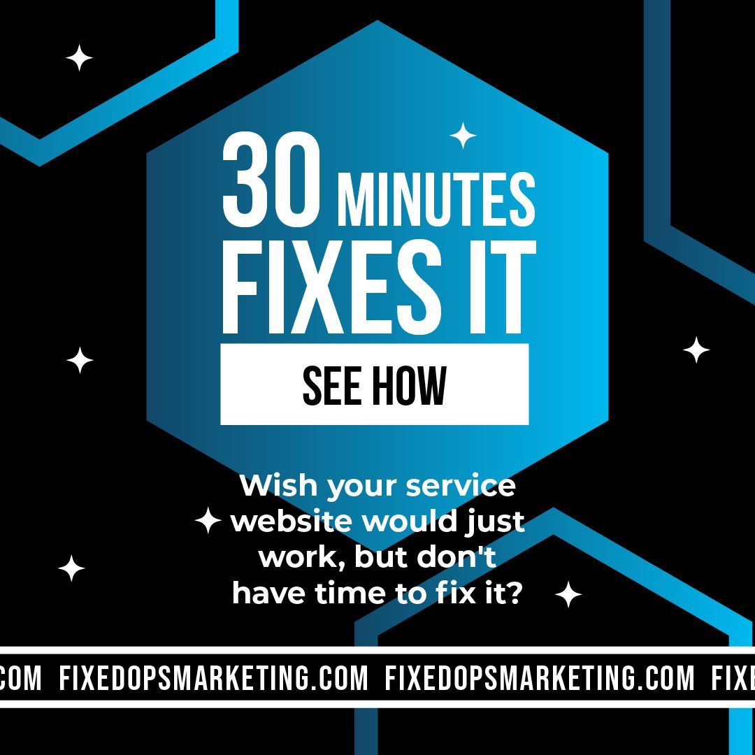 🎯 Fix your service website in less time than a company pizza party. Make your service website work for YOU.  #NOEXCUSES

buff.ly/zmdwotM

#fixedops