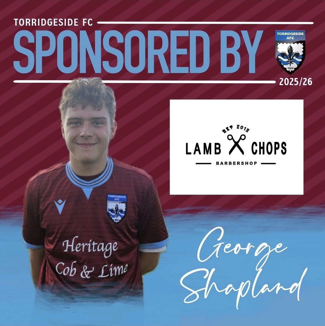 Torridgeside FC (@tside12) on Twitter photo PLAYER SPONSOR...
<a href="/BfcGeorge10/">George Shapland</a> has been sponsored this season by Lamb Chops Barbers, thanks for the continued support lads! PLAYER SPONSOR...
<a href="/BfcGeorge10/">George Shapland</a> has been sponsored this season by Lamb Chops Barbers, thanks for the continued support lads!