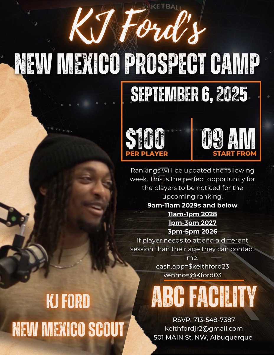 Underrated? Slept on? Sept. 6th is your shot. The top-ranked players are in the building—now it’s time to make your case 🏀👀