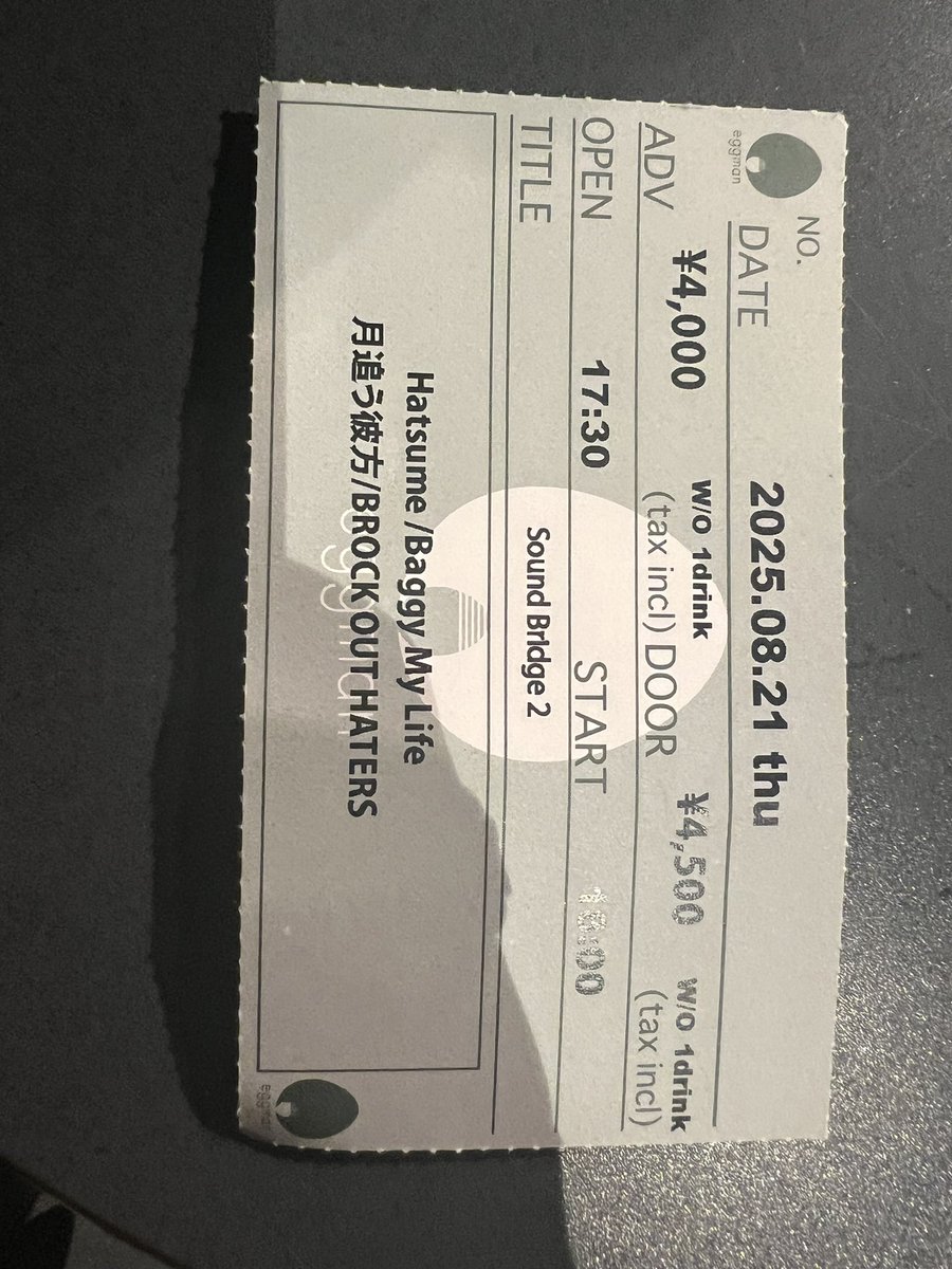 madflash's tweet image. 友人を応援してきた
知らないバンドも知れたのは良かったな
#eggman