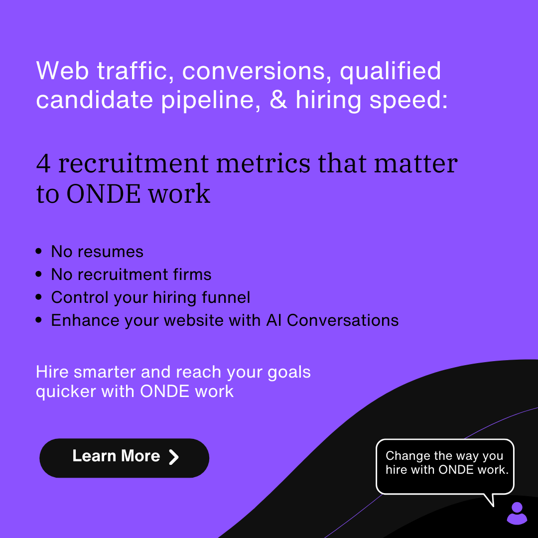 Recruitment Metrics That Matter: Measure Owned Recruitment Success with Four Weekly Numbers That Actually Drive Results

ondework.com/resources/webs…