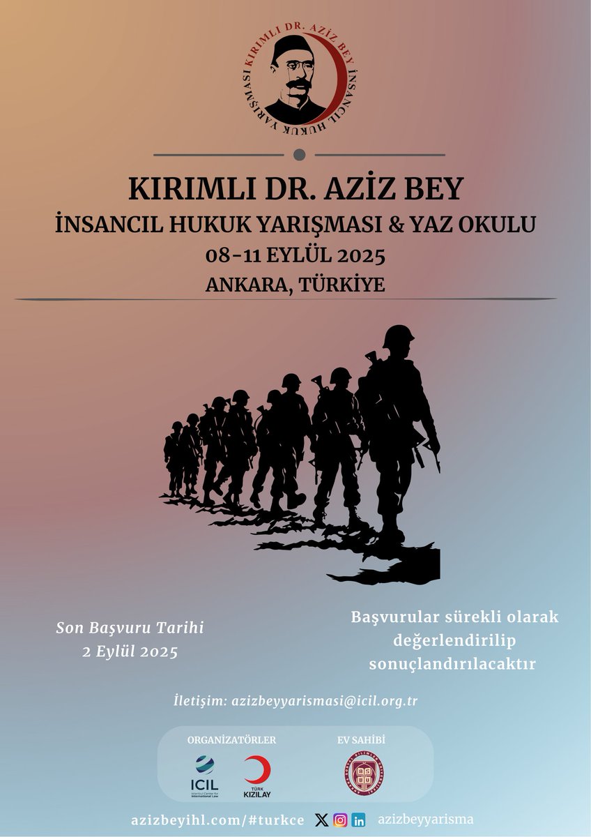 Kırımlı Dr. Aziz Bey İnsancıl Hukuk Yarışması tweet media