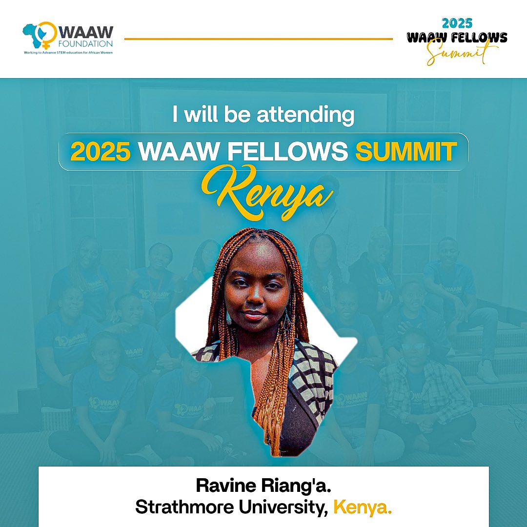 4 days to the WAAW Summit!

Abegail Chanyelaw, Margaret Gitau,  Joan Nyambura and Ravine will be joining us at the WAAW summit🎉

#fellowssummit