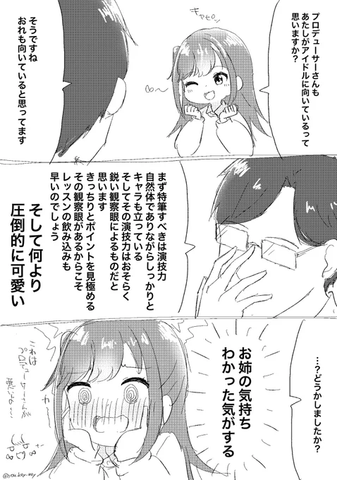 ことね妹とプロデューサーの漫画 