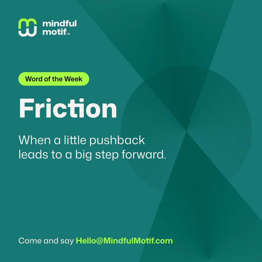 MindfulMotif's tweet image. In design, one thing is unavoidable: Friction. No matter how good your design strategy is, eventually it will be met by friction.

Thing is, not all friction is bad. Just like tension, #friction plays its part in design. 🧵

#WordOfTheWeek #Design #UserExperience