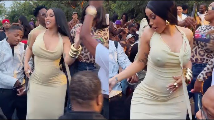 FemaleRapLIVE's tweet photo. 🚨| Cardi B reveals 4th pregnancy!🤰

— Is it by ex-husband, Offset, or her current, allegedly gay, boyfriend, Stefon Diggs? 👀 https://t.co/SHeHNtdNYN