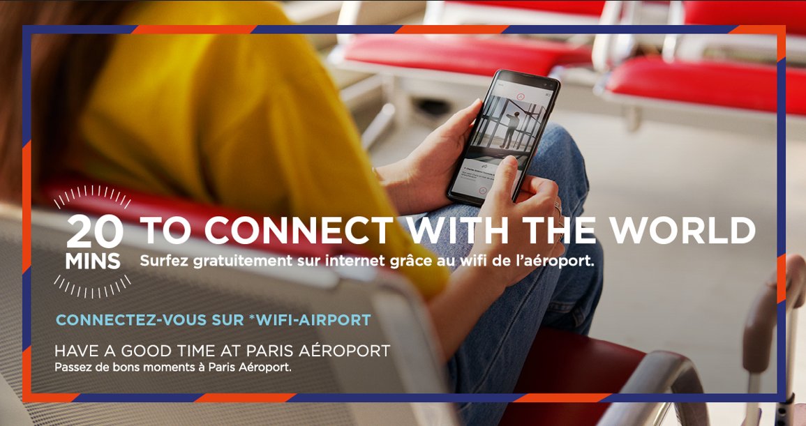 ParisAeroport's tweet image. 🧳Need to stay connected while traveling?
Whether you want to catch up on your favorite shows, stream music, jump on a last-minute video call, or simply share your travel photos, enjoy the FREE #Wi-Fi at Paris-#Orly and Paris-#CDG! 🛜
ow.ly/Rv4k50WJpoY