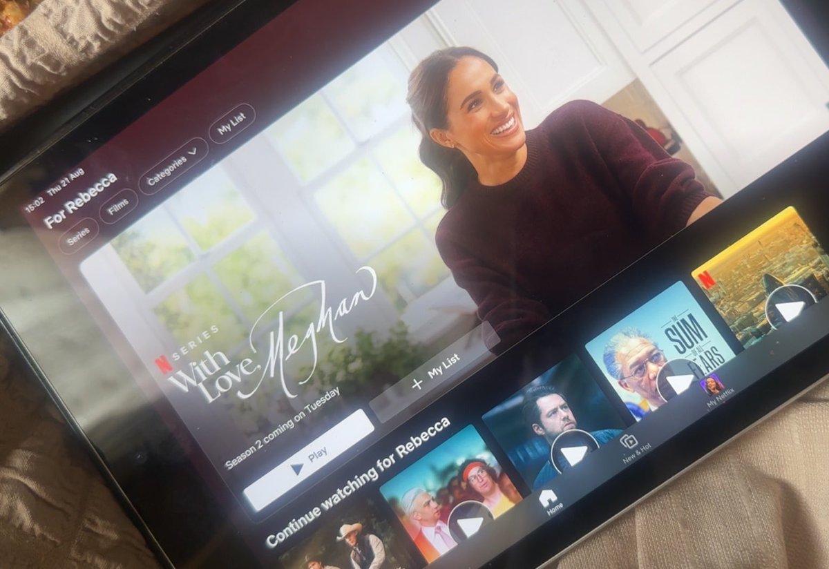 Netflix are promoting Meghan’s show well! With Love, Meghan season 2 is literally front page 🤩