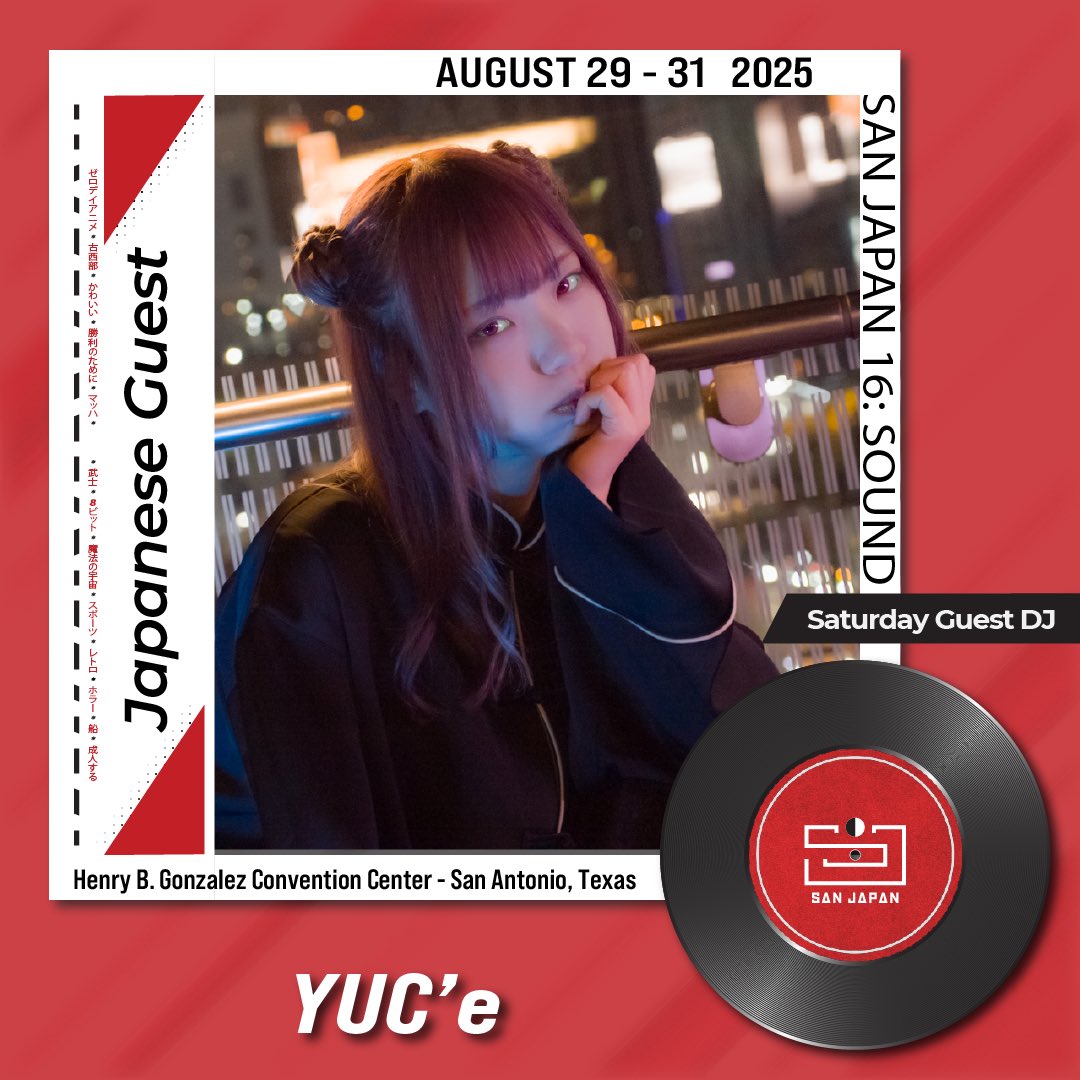 FAKESTARUSA's tweet image. 🌟 Special Message from @yuce_e🌟
She’s so excited to join everyone at @SanJapan this year! 🎶💫
Catch her at the official rave—it’s going to be a high-energy night you won’t forget. 🔊✨

#SanJapan #YUCe #FutureBass #AnimeConvention #RaveVibes