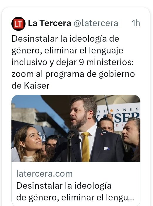 Cuando los Candidatos de la Casta Empresarial Globalista se esconden de los debates, cuando el Ministro de Hacienda se va por la ventana, y el desbande del gobierno comienza.
SOLO KÁISER PUEDE SALVAR A CHILE.
Vamos a a recuperar Nuestra Patria. 
VOTA KÁISER.