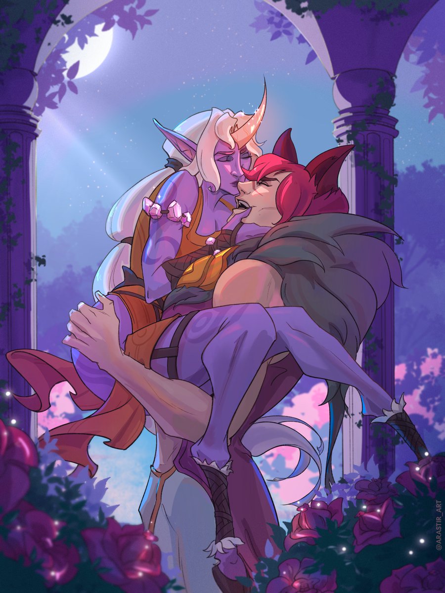 arastir_art's tweet photo. Settraka cmm for @/casdaine🌸💗 they're sooo sweet, gods

#leagueoflegends #settraka https://t.co/q4XSJ0zi93