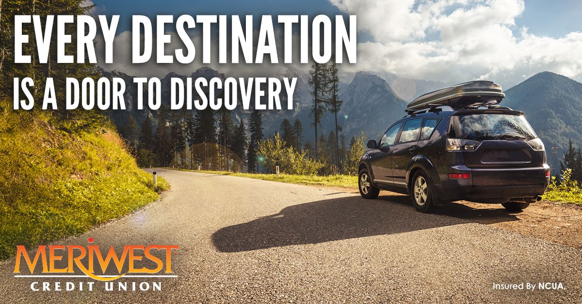Meriwest Credit Union (@meriwest) on Twitter photo Ready to hit the road? 🚘 Get $250 CASH BACK* when you finance your next car with Meriwest! 
✅ From first rides to dream cars, we’ve got your journey covered. 
buff.ly/HZR5zyw Ready to hit the road? 🚘 Get $250 CASH BACK* when you finance your next car with Meriwest! 
✅ From first rides to dream cars, we’ve got your journey covered. 
buff.ly/HZR5zyw