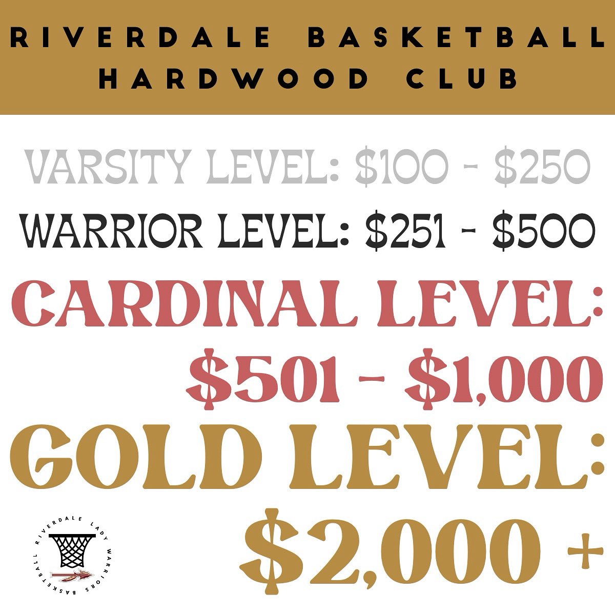 Riverdale Lady Warriors Basketball tweet media