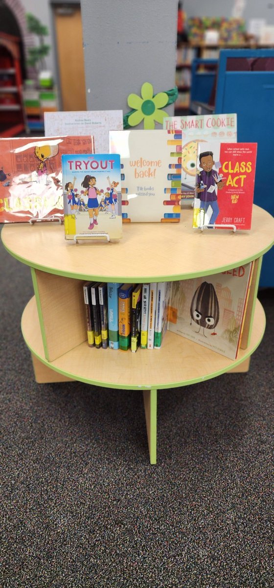 Cleburneschlibs's tweet photo. We are off to a great year in Cleburne ISD! Our students love visiting the library and getting to know our new librarians at Cooke and Santa Fe! #loveyourlibrary #greatnesshappenshere #cookeelementary  #santafeelementary #cisd https://t.co/hWrAnKZchE