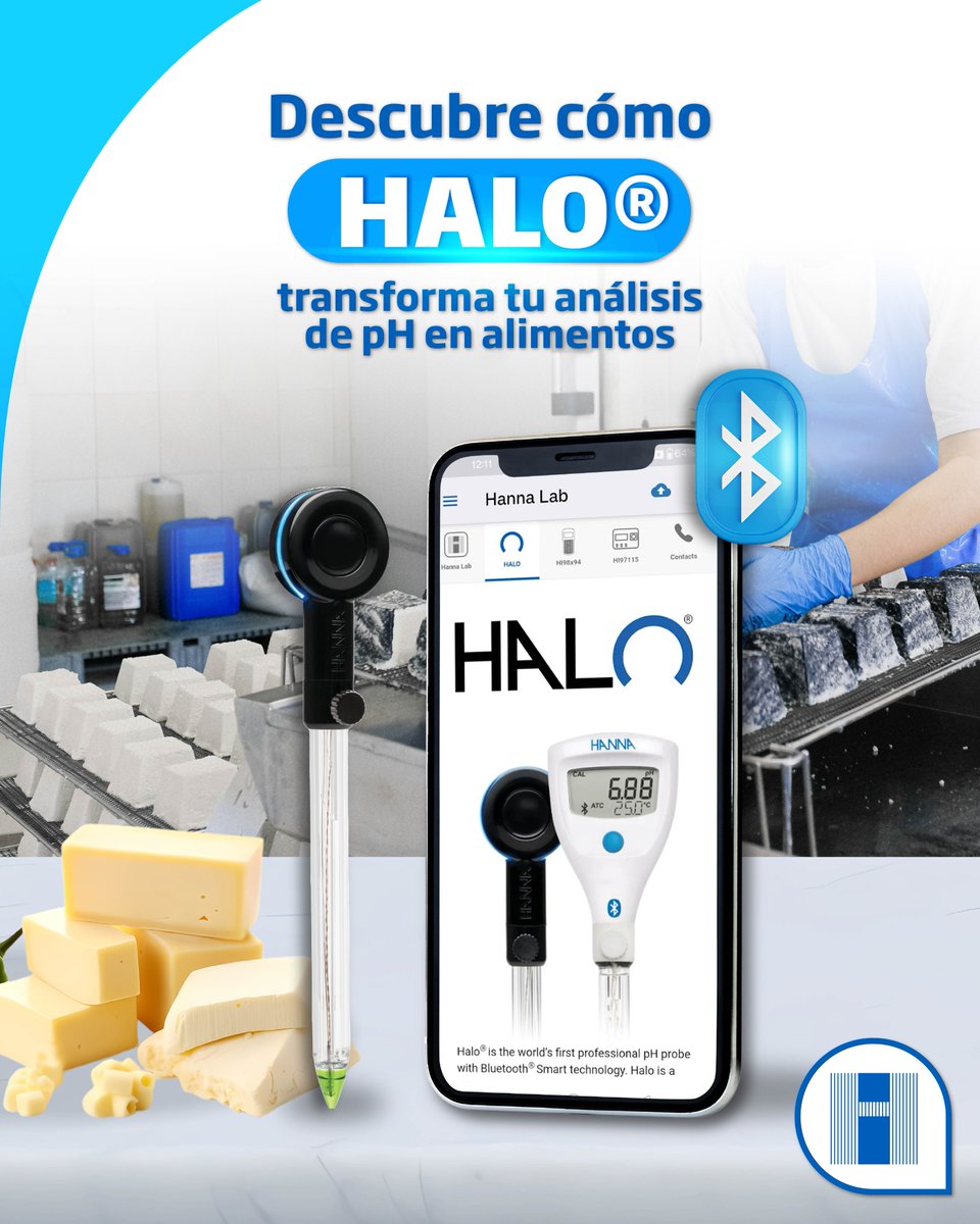 HannaInstGt's tweet image. 🔗 Conecta tu HALO® HI10532, mide el pH en tiempo real y transmite sin cables. ¡Descarga Hanna Lab hoy! #HANNAInstruments