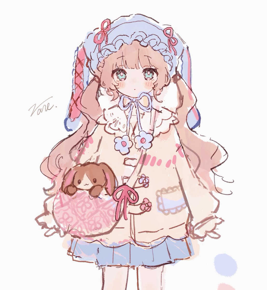 うさ耳ニット帽ちゃんᘏ⑅ᘏ
 #バニーの日2025