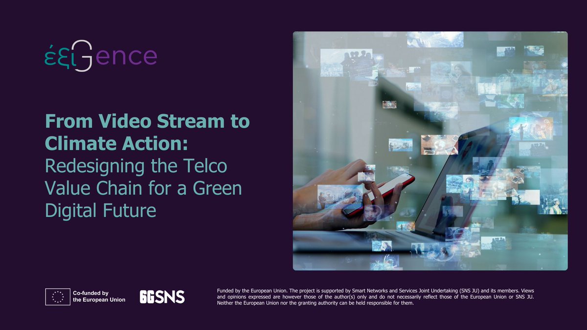 🌍📱 Every video and message has a hidden cost. The #EXIGENCE project shows how users can drive #ClimateAction and a #Greener digital future.

👉 Discover how and take the quick survey: tinyurl.com/3mbvdtfz

#DigitalFuture #Sustainability #GreenTech