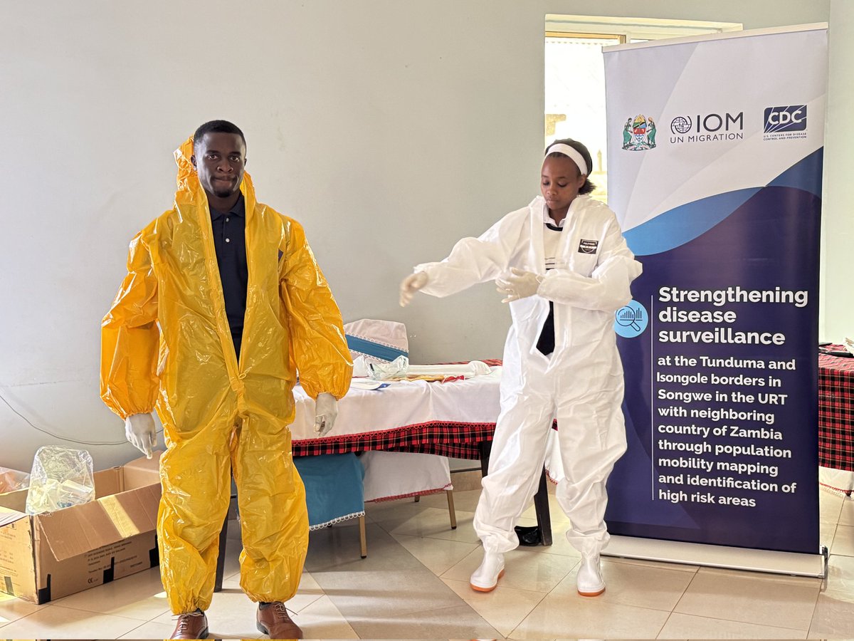 IOMTanzania's tweet photo. @IOMTanzania with the financial and technical support from #US @CDCTanzania in collaboration with #MOH Tanzania is conducting refresher training to border health officials from Isongole Point of Entry to strengthen disease surveillance at point of entry.
#IHR #IDSR, #AfyaMipakani https://t.co/UrlobJYg2W