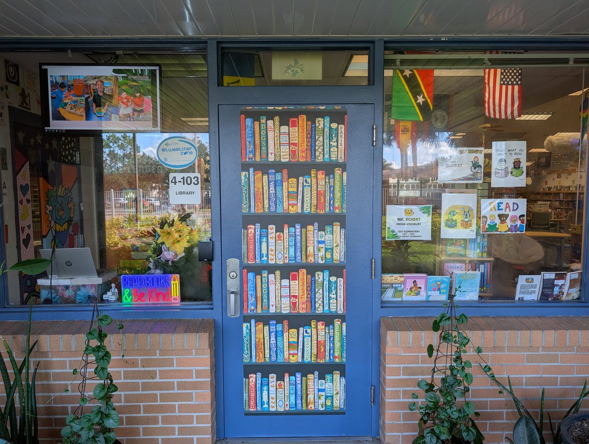 Don Eckert (@dayankee) on Twitter photo Our library entrance, properly jazzed up! π <a href="/collierschools/">Collier County Public Schools</a> <a href="/LelyLionsRoar/">Lely Elementary</a> Our library entrance, properly jazzed up! π <a href="/collierschools/">Collier County Public Schools</a> <a href="/LelyLionsRoar/">Lely Elementary</a>