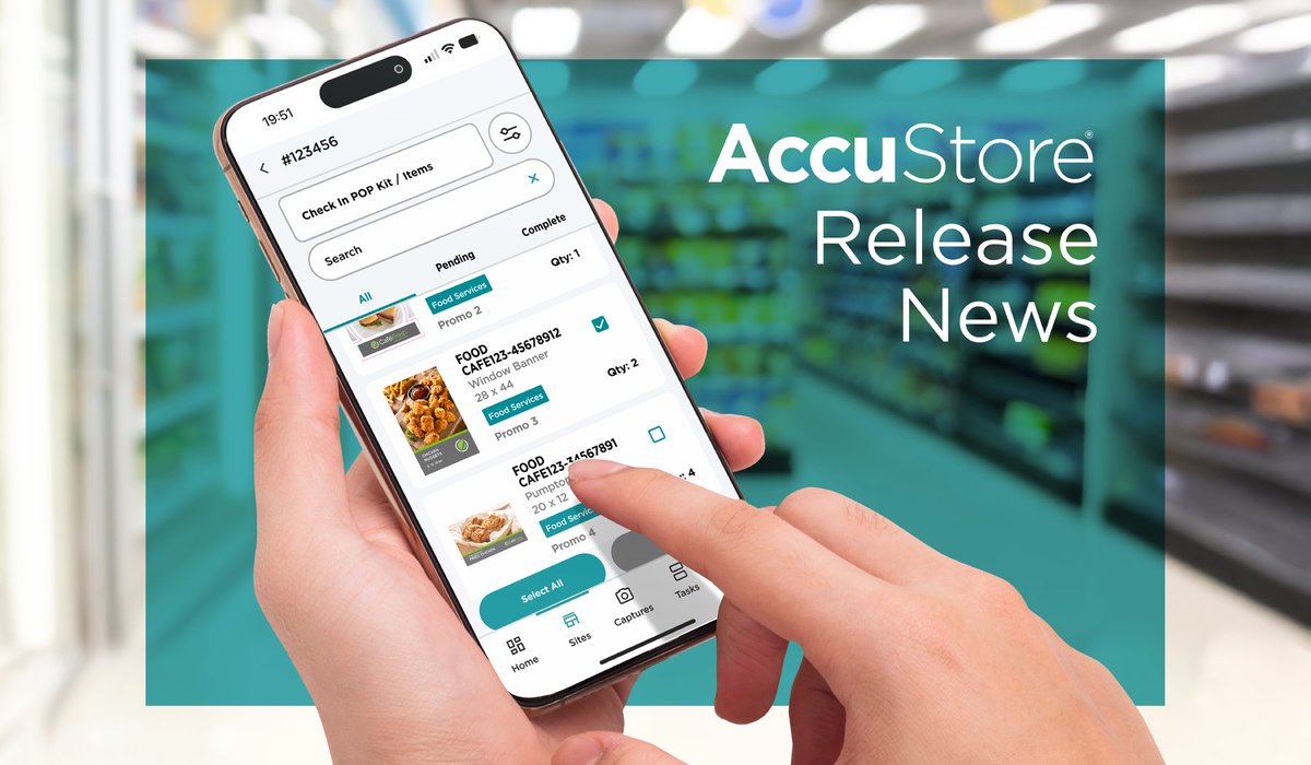 accustore's tweet photo. 🚨 New from AccuStore: POP Kit Check-In is streamlining in-store marketing like never before—faster sign kit tracking, instant reorders, and fewer manual steps.

🔗 Read more: https://t.co/cSHGd8VhBh

#RetailExecution #StoreOps #AccuStore #RetailTech https://t.co/cHP3nEnzXm