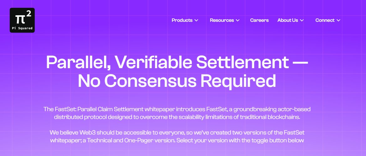 FastSet is a solution for both simple and complex claims, including those that require cryptographic proofs. It is a great and user-friendly solution.
<a href="/pisquared/"></a>