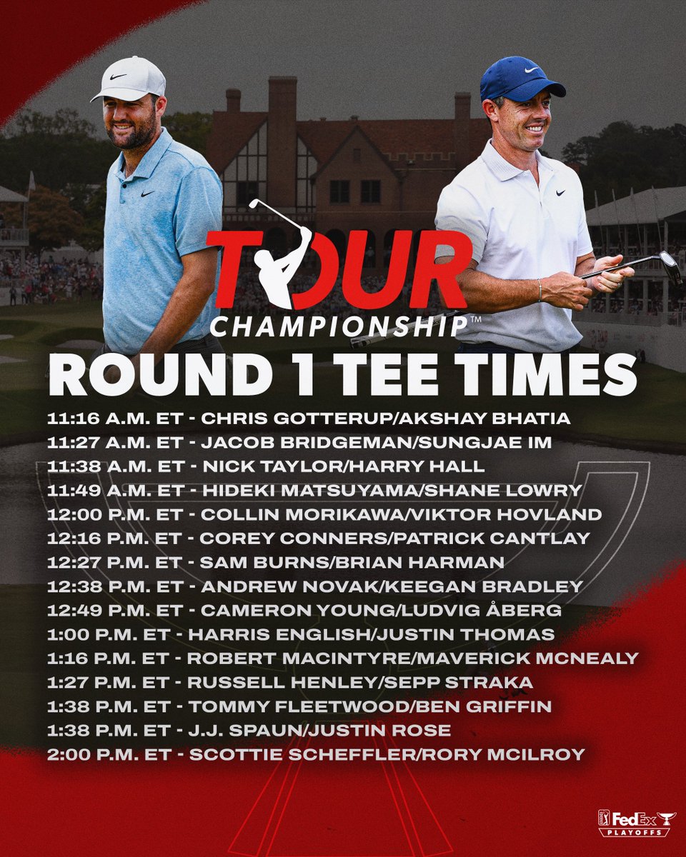 PGATOUR's tweet photo. The season finale is officially here.

📺 @PGATOURLIVE on ESPN+, Golf Channel https://t.co/hBYyppU5XB