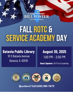 ROTC &amp; Service Academy Day Invitation to Students
bit.ly/3HKYWil