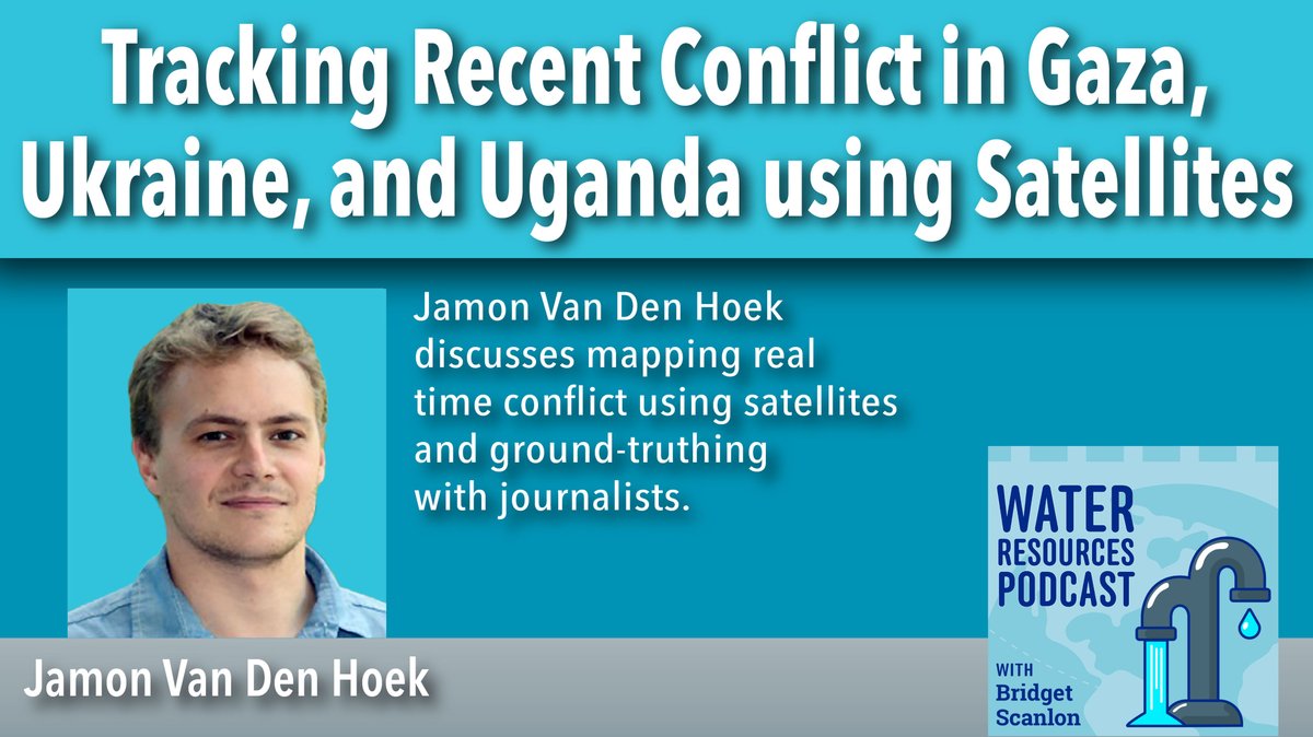 WaterResPod's tweet photo. 🗺️📡Jamon Van Den Hoek is professor of geography at Oregon State University and leads the Conflict Ecology Lab. Tune in to hear him discuss his work with us. https://t.co/mgY62aiowp

#geography #climate #satellite #mapping #conflict #UkraineWar https://t.co/M5oaWFyab6