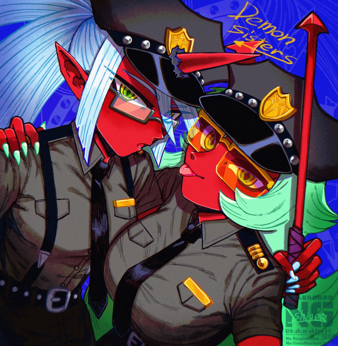 Demon Police Sisters
#Newパンスト #NewPSG