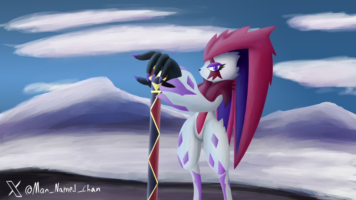 "The Overseer, the one who watches from the mountains."
I spent two and a half weeks making a wallpaper for my computer featuring my Victini oc Divinity. Image size is 3840x2160 (1920x1080)
I've noticed that she's my most popular character now. Thanks for the support and enjoy!❤️