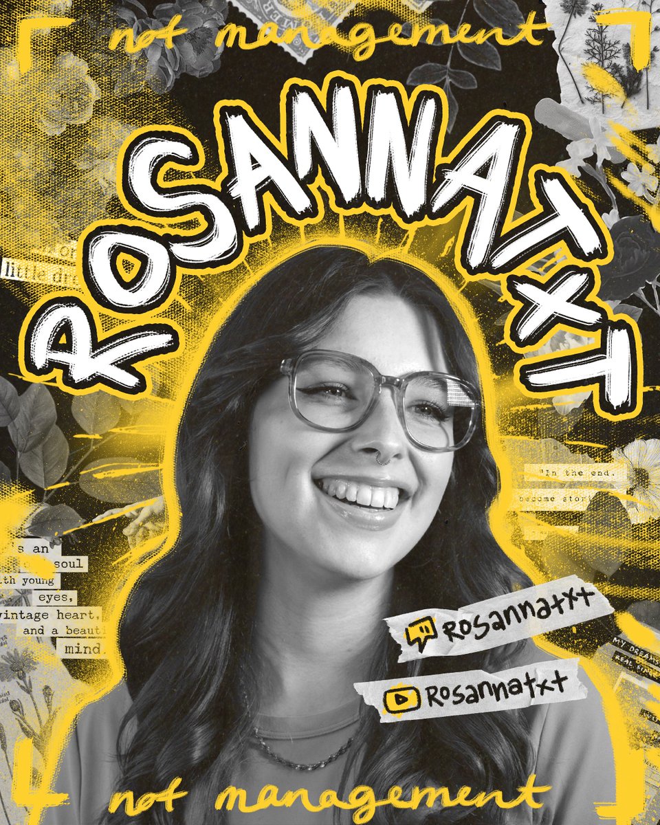 NOT Management (@notmngmt) on Twitter photo ๐ Talent Announcement ๐
Excited to welcome <a href="/RosannaTxt/">Rosannatxt</a> to the family! ๐ฅฐ
From the Netherlands, Rosanna is a an award winning Twitch Ambassador and a part of Twitchโs Women & Pride Guilds ๐๐ She creates gaming, productivity & lifestyle content with a focus on mental health! ๐ Talent Announcement ๐
Excited to welcome <a href="/RosannaTxt/">Rosannatxt</a> to the family! ๐ฅฐ
From the Netherlands, Rosanna is a an award winning Twitch Ambassador and a part of Twitchโs Women & Pride Guilds ๐๐ She creates gaming, productivity & lifestyle content with a focus on mental health!