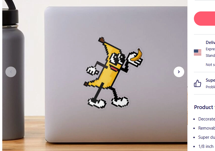 ed_crist's tweet image. BANANA FOR SCALE STICKER redbubble.com/i/sticker/Star… Good Thursday #ThursdayFeeling #stickers #funnysticker #decalcomania #DoubleUp Happy Friday Eve
