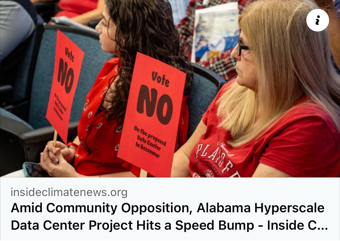 "They said the project would have serious implications for air quality, consume massive amounts of energy and water, threaten imperilled and endangered species and burden communities already impacted by outsized environmental risks." -<a href="/lee_hedgepeth/">Lee Hedgepeth</a> insideclimatenews.org/news/21082025/…