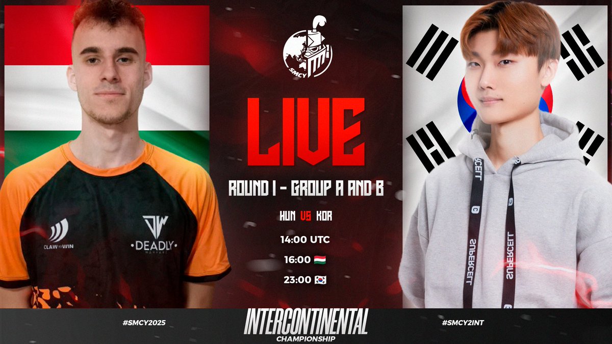 Supremacy League (@cr_supremacy) on Twitter photo π΄ ππππ - πππππ πππππ
π― πππππππ π - πππππ π βοΈ
EVERYTHING IS READY! β
The country competition is back β now EMEA & APAC fight for a spot in the World Cup ππ
We open the Intercontinental Edition with a huge duel: ππΊ Hungary vs π°π· South Korea π₯ π΄ ππππ - πππππ πππππ
π― πππππππ π - πππππ π βοΈ
EVERYTHING IS READY! β
The country competition is back β now EMEA & APAC fight for a spot in the World Cup ππ
We open the Intercontinental Edition with a huge duel: ππΊ Hungary vs π°π· South Korea π₯
