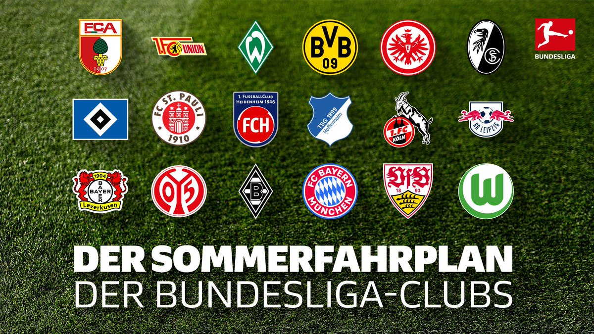 HerrEmii_'s tweet photo. GUÍA DE LA BUNDESLIGA 2025-2026

Mañana arranca otra temporada en el siempre infravalorado fútbol alemán.
El Bayern contra todos en el Año I sin Müller, el Borussia Dortmund, tibio en el mercado, sigue teniendo peligro, el Leverkusen reconstruido, el Eintracht queriendo meter miedo con el Friburgo y Stuttgart luchando por Europa, el Hamburg y el Köln de vuelta...

La leyenda es la siguiente:

📍: ciudad.
🏟: estadio.
🔙: puesto la pasada temporada.
🎯: objetivo.
👨🏻‍🏫: entrenador.
⭐️: mejor jugador.
👦🏻: joven promesa.
💰: mejor fichaje.
💔: baja más dolorosa.
🔮: predicción.

Vamos allá ⬇️