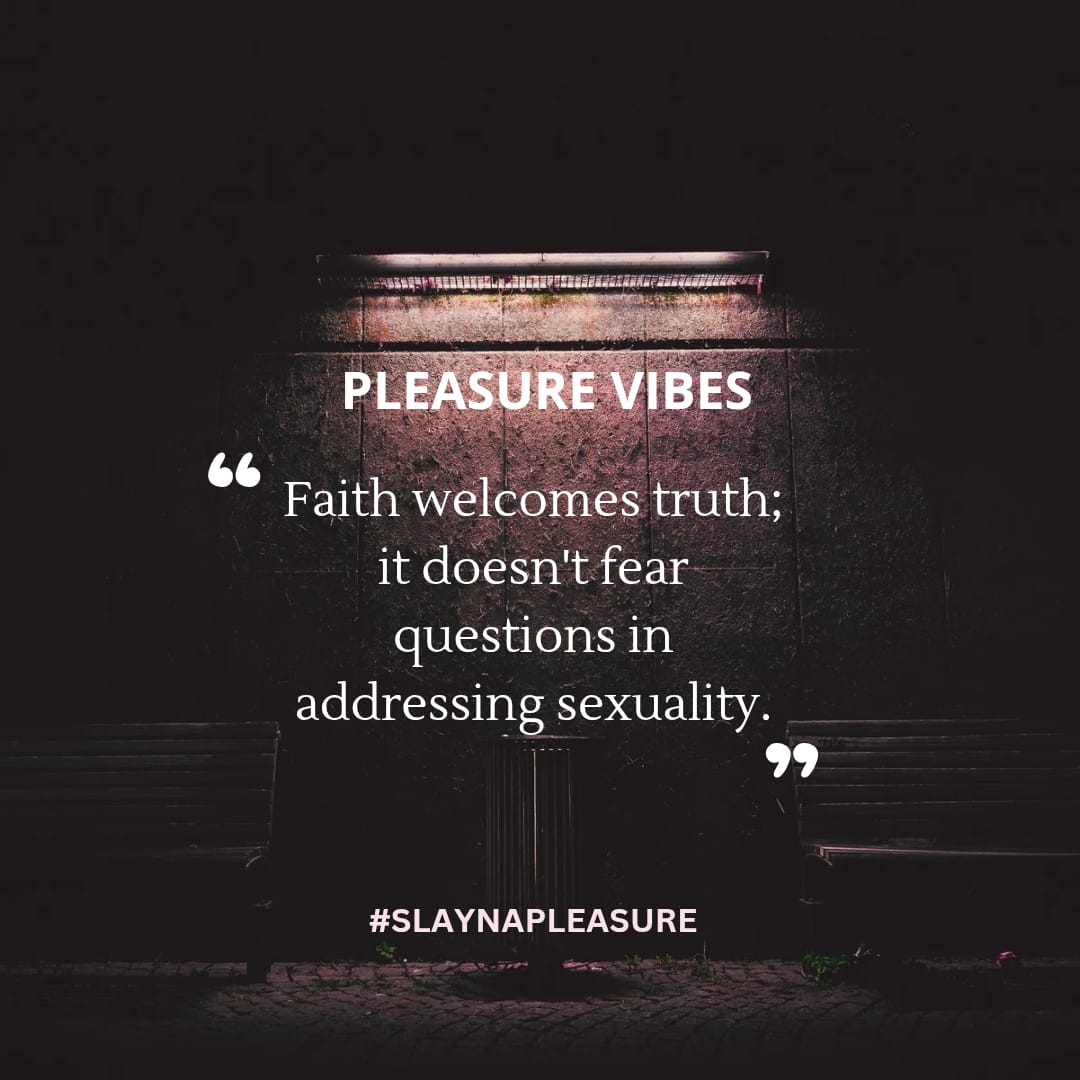 AjudithOlive's tweet photo. Cariz: Religion has taught many of us to fear sex—not because of what we did, but because it was labelled as sin or taboo. That fear lingers in programming. #PleasureVibes #slaynapleasure https://t.co/U3ZAK55bMF