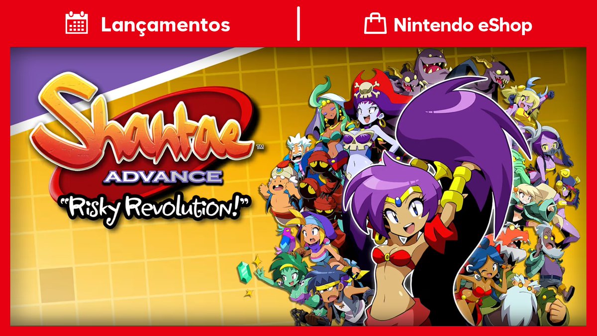 Lançamentos da Nintendo eShop | Até 27/Ago - Shantae Advance: Risky Revolution é o destaque da semana, mais jogos

Confira as novidades que chegam à loja digital brasileira da Nintendo nos próximos dias 

Confira: universonintendo.com/lancamentos-da…