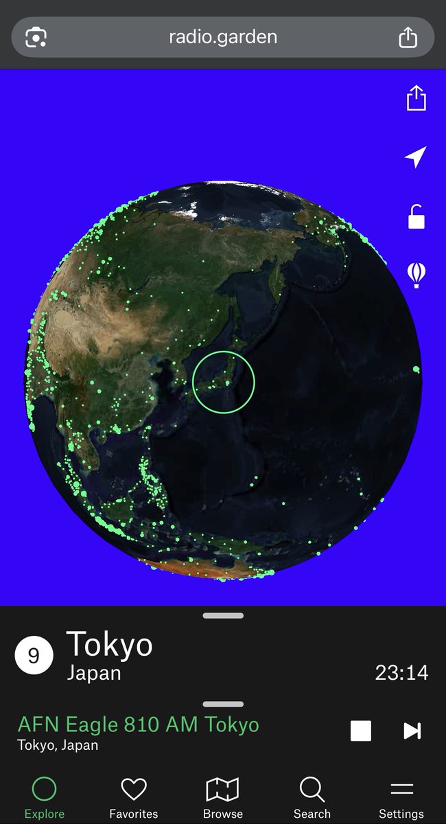 deedydas's tweet image. What if you could listen to any radio station anywhere in the world, in just a click?

The ultimate peek into any culture. Turns out you can: Radio[dot]garden

This is one of my favorite things on the internet.