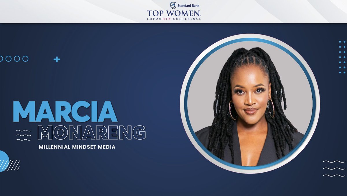 The spotlight is on Marcia Monareng – Millennial Mindset Media 🌍

Crowned 2nd Runner-Up in the Pitching Den at #SBTWEmpowHER Cape Town — a true changemaker in media! ✨

#SBTopWomen #RiseAboveTheNoise
<a href="/SBTopWomen/">#SBTopWomen</a> <a href="/SB_BusinessZA/">Standard Bank Business ZA</a> <a href="/Topco_Media/">Topco Media</a>