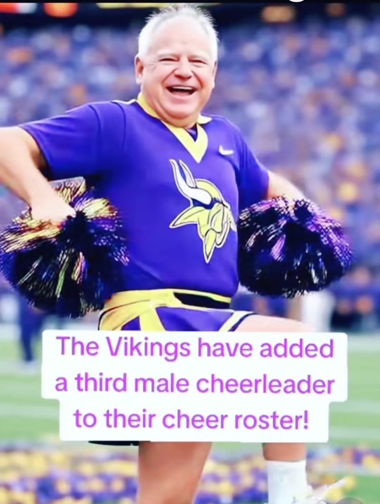ROCK ON OHIO (@rockonohio77) on Twitter photo Ladies & gentlemen introducing your 2025 Minnesota Vikings cheerleaders. Led by their new head cheerleader TAMPON TIM ๐คข๐คฎ
<a href="/Vikings/">Minnesota Vikings</a> #NFL
#Minnesota Ladies & gentlemen introducing your 2025 Minnesota Vikings cheerleaders. Led by their new head cheerleader TAMPON TIM ๐คข๐คฎ
<a href="/Vikings/">Minnesota Vikings</a> #NFL
#Minnesota