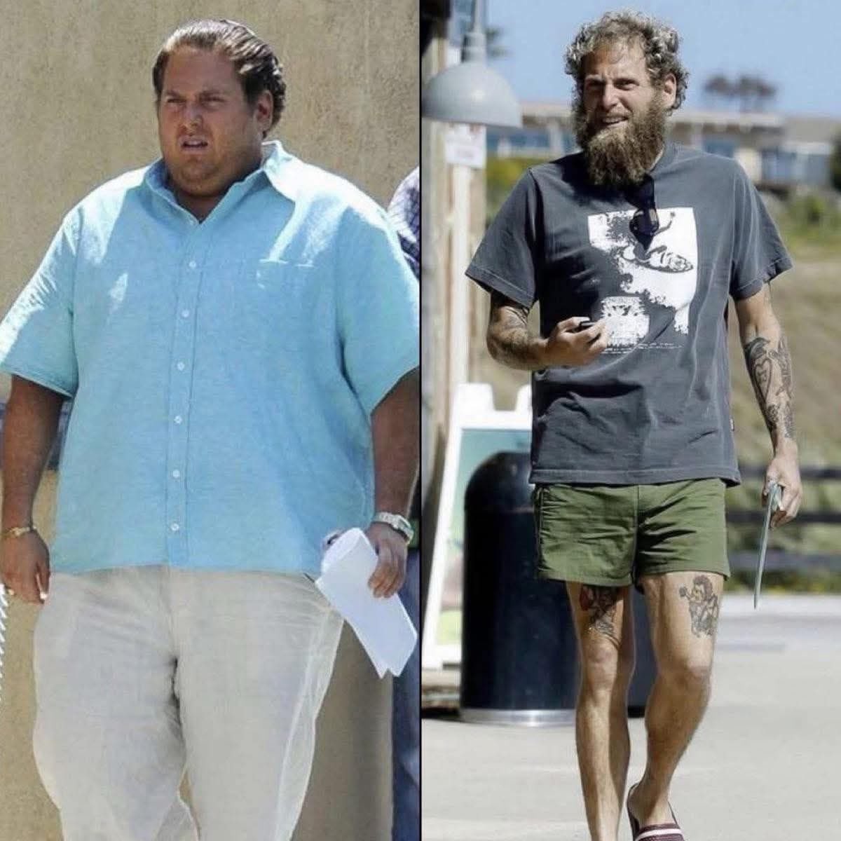 LookAtThemNow1's tweet photo. Jonah Hill’s weight loss and transformation is unbelievable 😃 https://t.co/meVYTfluI1
