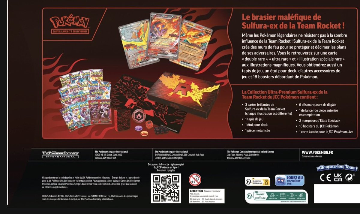 Pokémon’s next UPC has been revealed Pokémon Teams Rocket Ultra premium collection 

#Pokemon #PokemonTCG #PokemonCards #PokemonLegendsZA