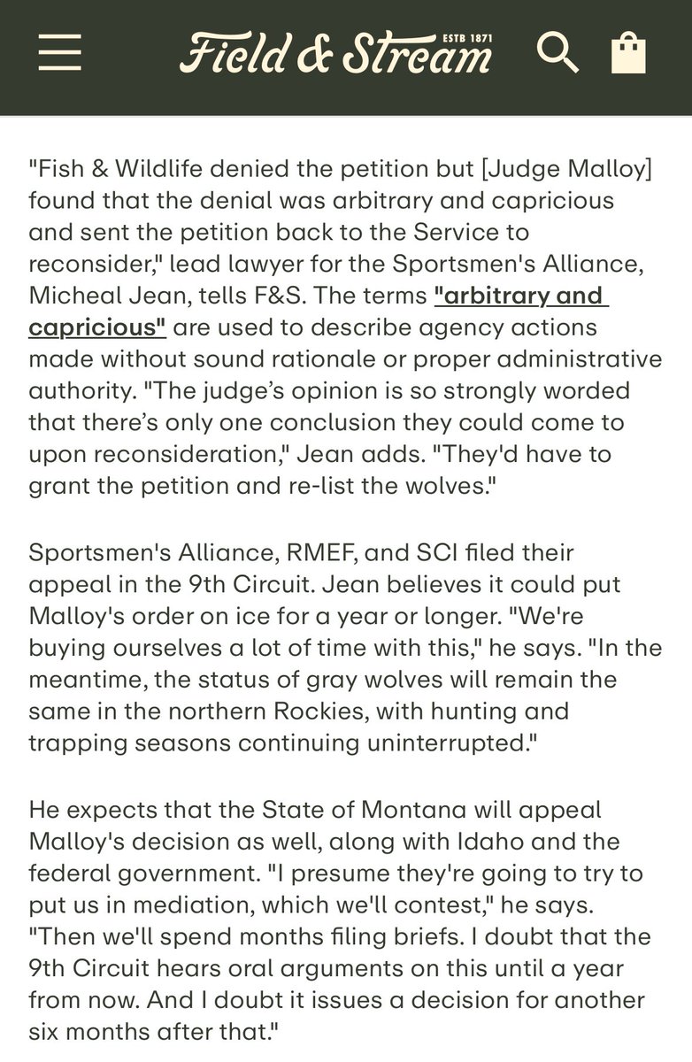 _Travis_Hall's tweet photo. Wolves are back in the news. Link to full article below. https://t.co/S9ODAxNhqV